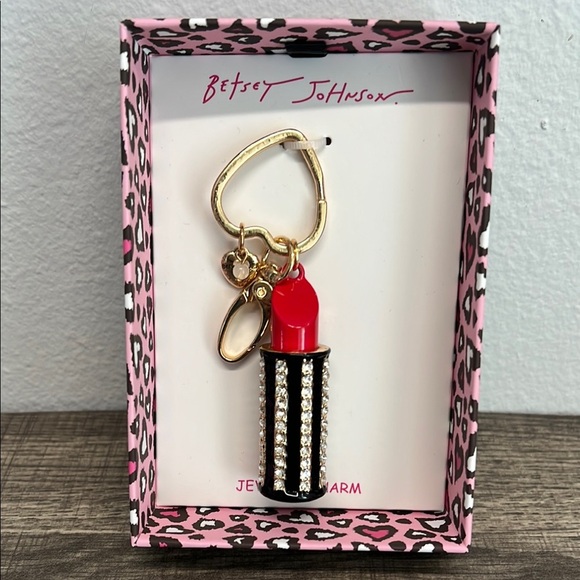 Betsey Johnson Accessories - Betsey Johnson | Lipstick Bag Charm 💄